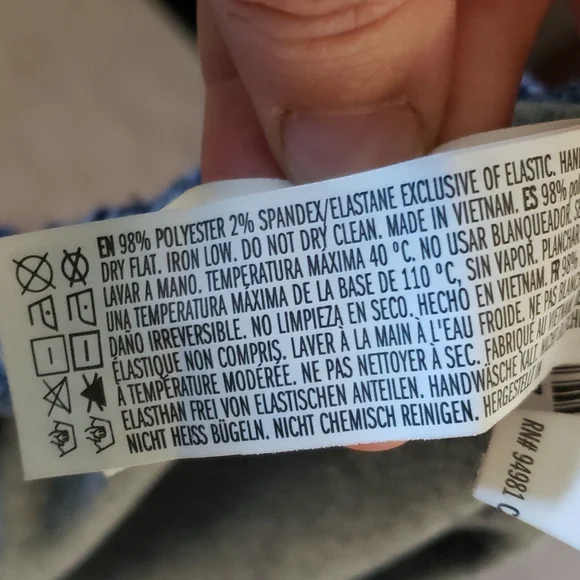 Forever 21 s microstripe stretchy comfy cropped slacks slip on - Picture 7 of 8